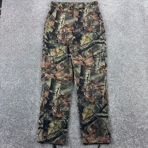 Vintage Trail Crest Camo Cargo Pants Men Small Green Realtree Camouflage Utility